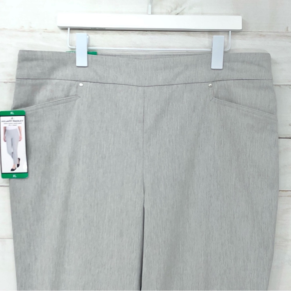 Hilary Radley Wm's Pull-On Pant • 26" Inseam • Tummy Control • Sz XL • Gray •NWT - Picture 4 of 12
